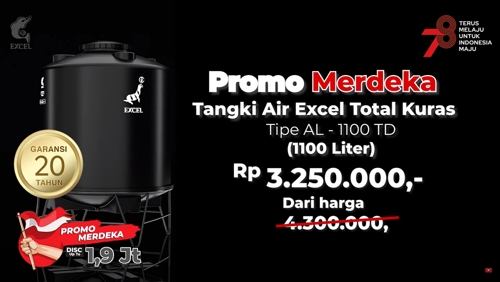 Harga Tipe AL - 1100 TD (1100L)